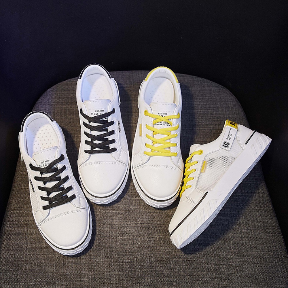 Breathable White Shoes Women's Mesh Surface Summer Sneakers Students Mesh Shoes